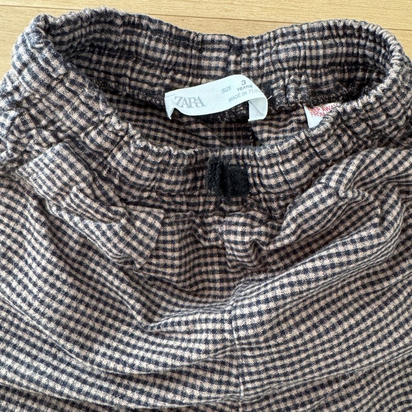 Zara Kids Toddler Boys Flannel Plaid Shirt & Flannel Plaid Pants Set 3T - Picture 9 of 9